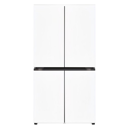 색상선택형 LG전자 오브제컬렉션 870L 베이직 상냉장 하냉동 프리스탠딩 4도어 메탈 디오스 냉장고 방문설치, T875MHH012