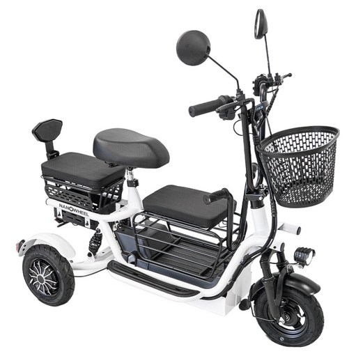 나노휠 삼륜 접이식 유아동승 전동 전기스쿠터 48V 13Ah 고객직접설치