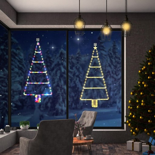 21세기트랜드 프링프링 벽트리 대형 조명 윈도우 장식 전구, 옐로우, 1세트