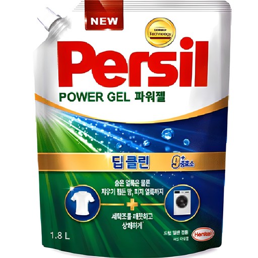 퍼실 딥클린 파워젤 플러스 9중효소 겸용 액상세제 리필