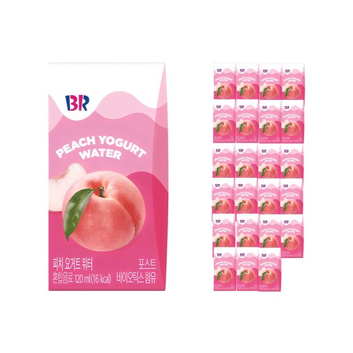 배스킨라빈스 피치 요거트 워터