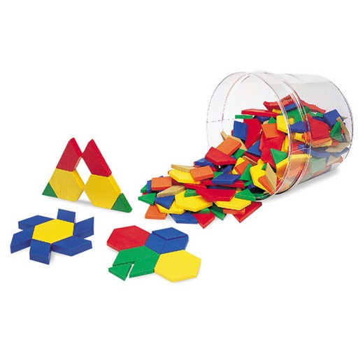 센트리알 러닝리소스_ LER0134 플라스틱 패턴블록 250pcs