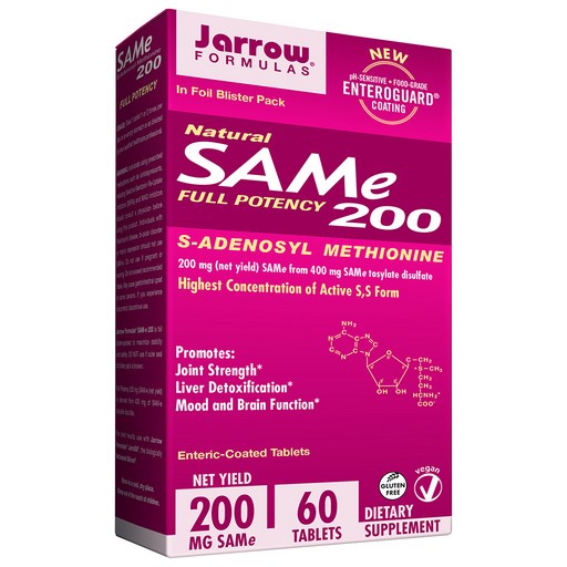 재로우 SAMe 200mg 타블렛 비건 글루텐 프리