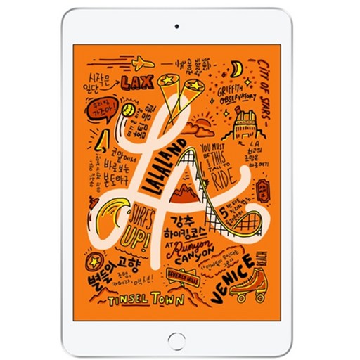 Apple iPad mini 5세대, Wi-Fi+Cellular, 64GB, 실버