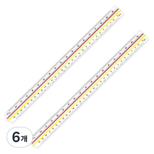 블루마토 삼각스케일자 30cm KJ-3000 PVC