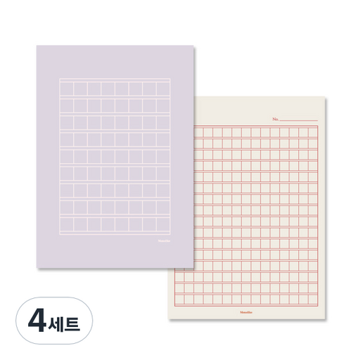 왈가닥스 메모패드 데일리 2종 세트 A5