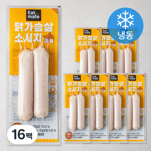잇메이트 닭가슴살 소시지 마늘 (냉동)