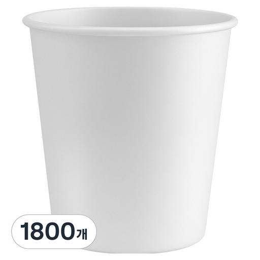 이로울생활 무인쇄 종이컵 180ml