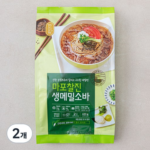 마포식품 찰진 생 메밀소바 2인분