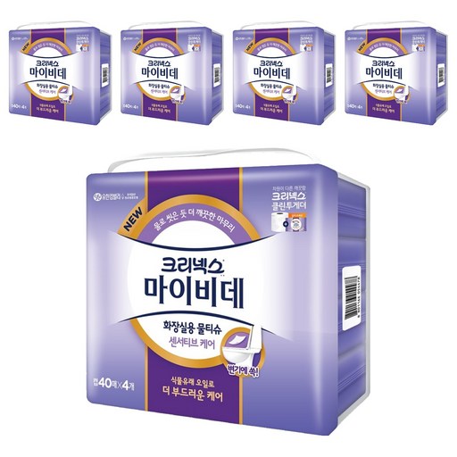 마이비데 센서티브케어 비데티슈 캡형