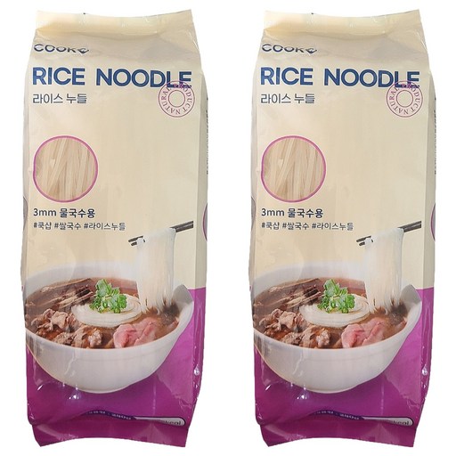 쿡샵 라이스 누들 3mm