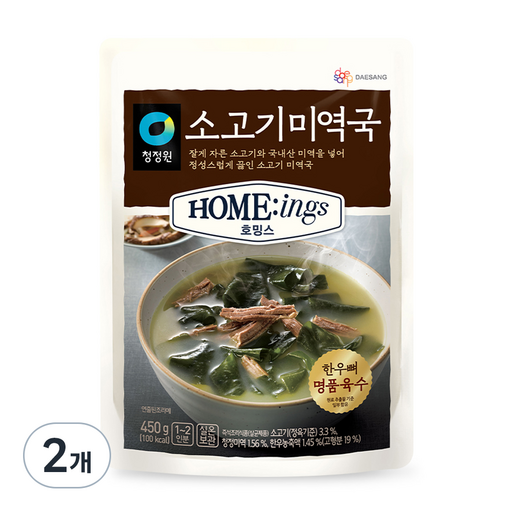 청정원 호밍스 소고기미역국