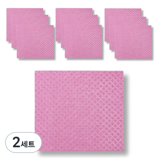 이랑이랑 셀룰로오스 스웨덴행주 핑크
