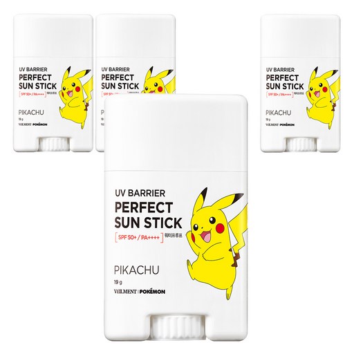 벨먼 포켓몬 UV 선스틱 피카츄 SPF50+ PA++++