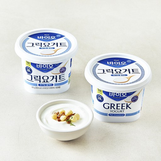 매일바이오 그릭요거트 무가당 플레인, 400g