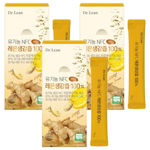 닥터린 유기농 NFC 레몬생강즙 100%