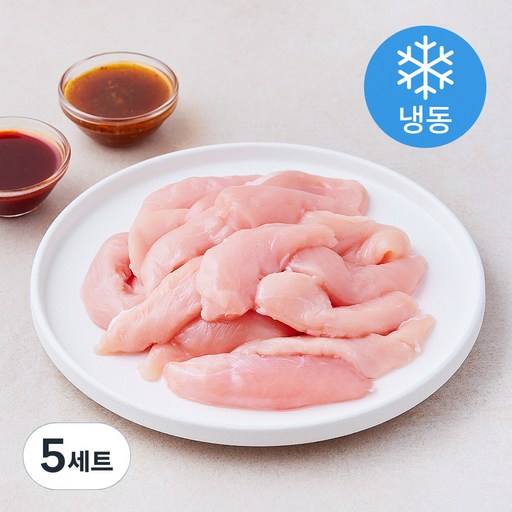 마니커 IQF 닭안심 1kg + 소스 100g x 2종 세트 (냉동)