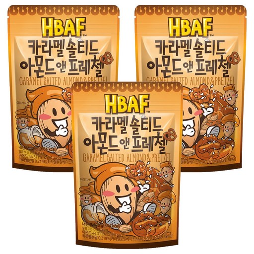 바프 카라멜 솔티드 아몬드 앤 프레첼