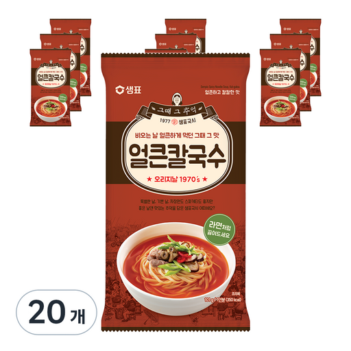 샘표 얼큰 칼국수