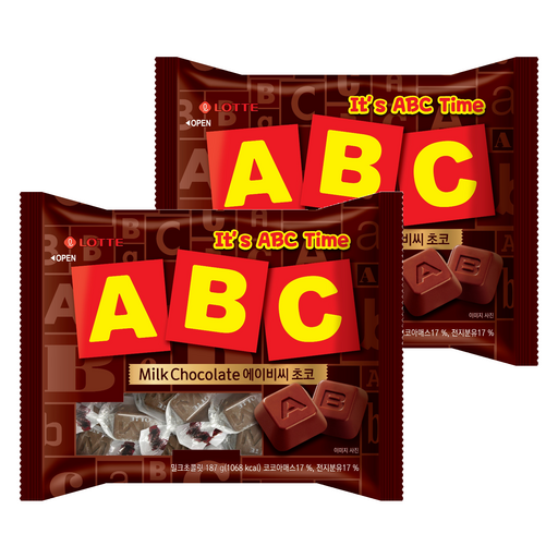 롯데웰푸드 ABC 초콜릿