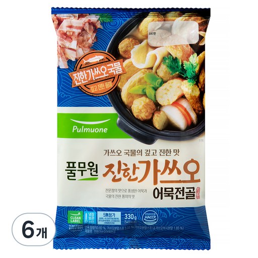 풀무원 진한 가쓰오 어묵전골