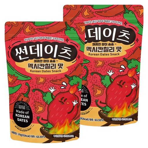 썬데이츠 대추스낵 멕시칸칠리맛