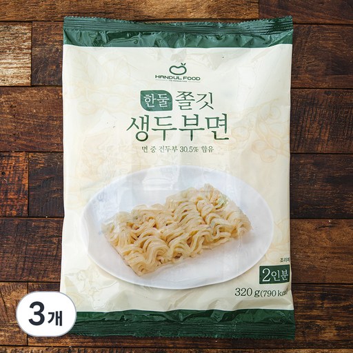 한둘푸드 쫄깃 생두부면 2팩