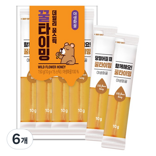 녹차원 꿀타이밍 야생화 꿀스틱 15p