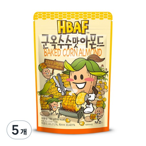 바프 군옥수수맛 아몬드
