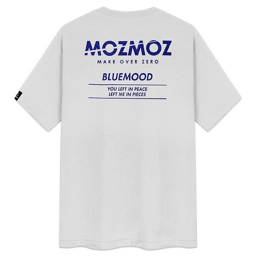 모즈모즈 블루무드 오버핏 티셔츠