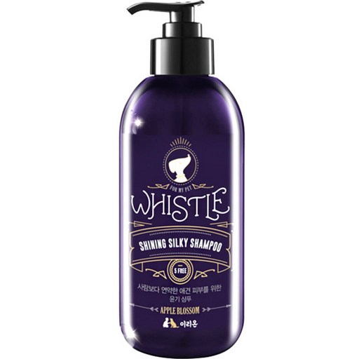 휘슬 샤이닝 실키 애견샴푸 500ml 1개