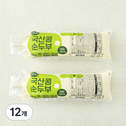 맑은물에 참 좋은 국산콩 100% 순두부