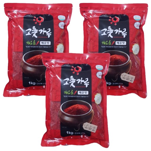 해오름 굵은 고춧가루 매운맛