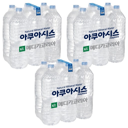 아쿠아시스 먹는샘물 무라벨