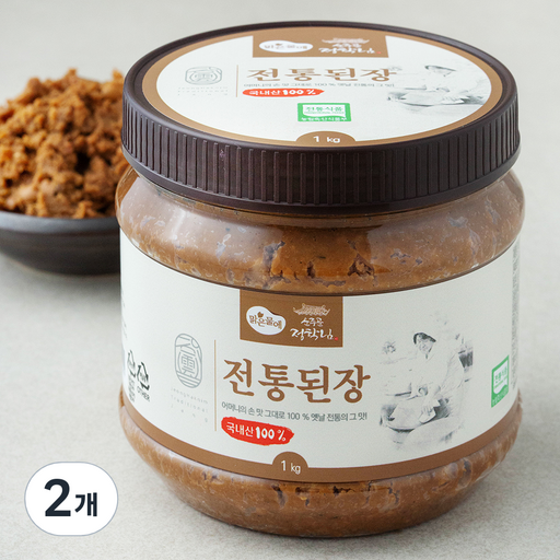 맑은물에 운주골정학님 전통 된장