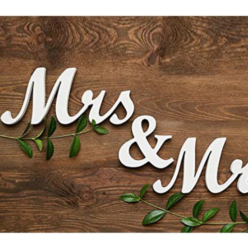 아리코 나무장식 mr&mrs2
