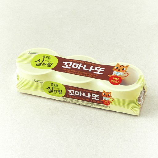 풀무원 살아있는 실의힘 꼬마나또 버터 간장소스