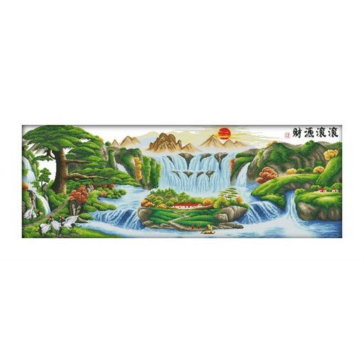 ZKF 십자수 세트 나그네를 맞는 소나무13 treasures fill the home ZKF060