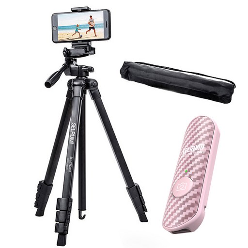 셀루미 최장 158cm 스마트폰 DSLR 삼각대 세트