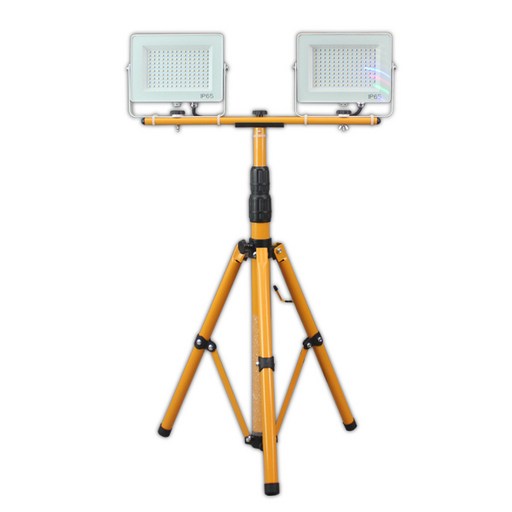 LED 투광기 작업 스탠드 트윈 조명 주광색 100W