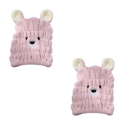더자카 큐티베어 헤어드라이 타월 20 x 25 cm