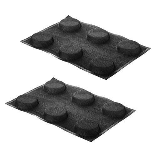 실리코마트 AIR PLUS 14 SET 2 N.6 ROUND 베이킹 몰드 지름 85 x H 20 mm