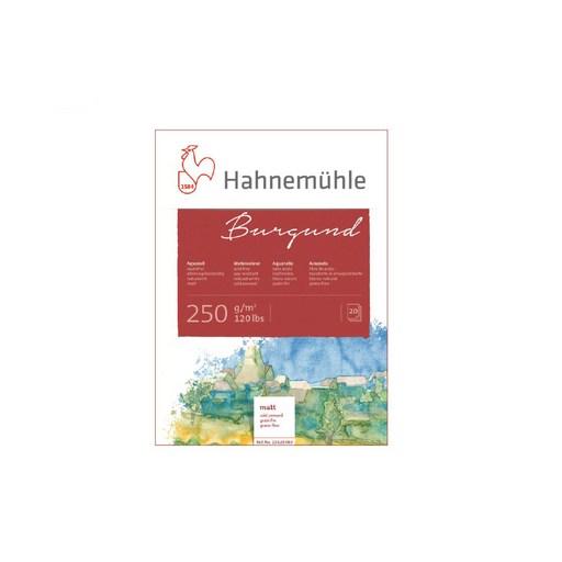 하네뮬레 부르군트 수채화패드 중목 matt 250g
