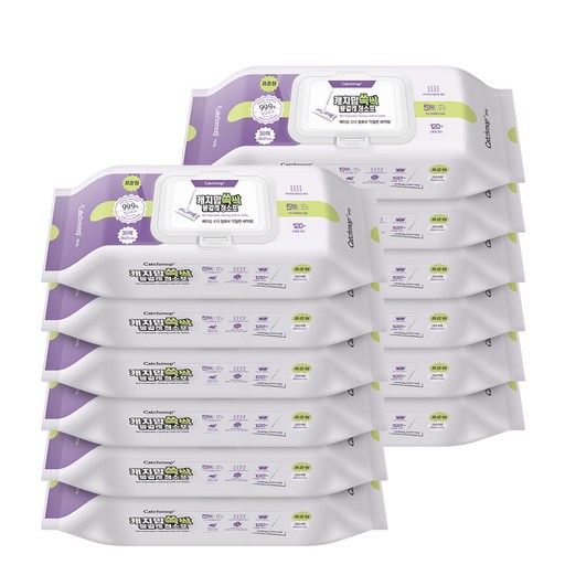 캐치맙 쓱싹 물걸레청소포 표준형 30매 x 12p