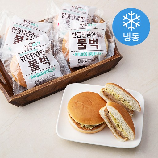 한끼의품격 달콤한 불벅버거 (냉동)