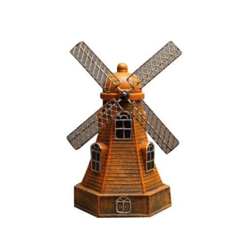 주앙오브제 풍차 저금통03 179 육각형 풍차 14 x 26 cm