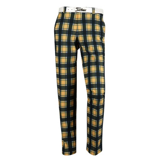 필우드 남성용 럭스골프 프리미엄 체크 골프바지 FW2M505