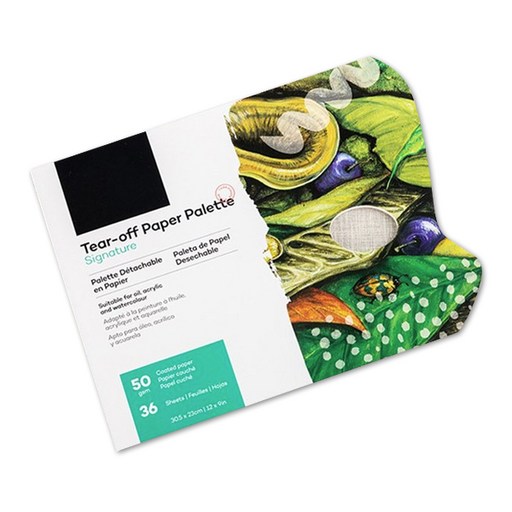 마이데일리 휴대용 물감 수채화 종이 팔레트 36p