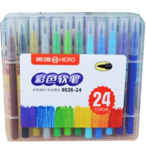 더조넷 컬러 서예 붓펜