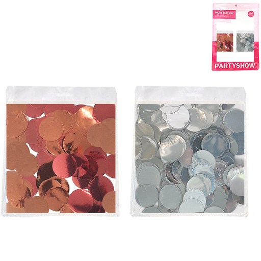 파티쇼 대용량 은박 컨페티 원형 200g x 2종 세트 1.5cm